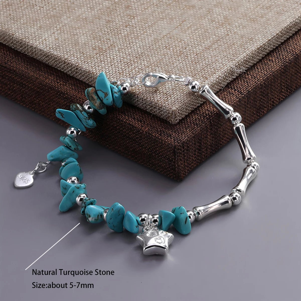 Sterling Silver Butterfly Bracelet USA for Girls Beaded String Design Insect Fashion Versatile Jewelry Gift Dropshipping - Ammpoure