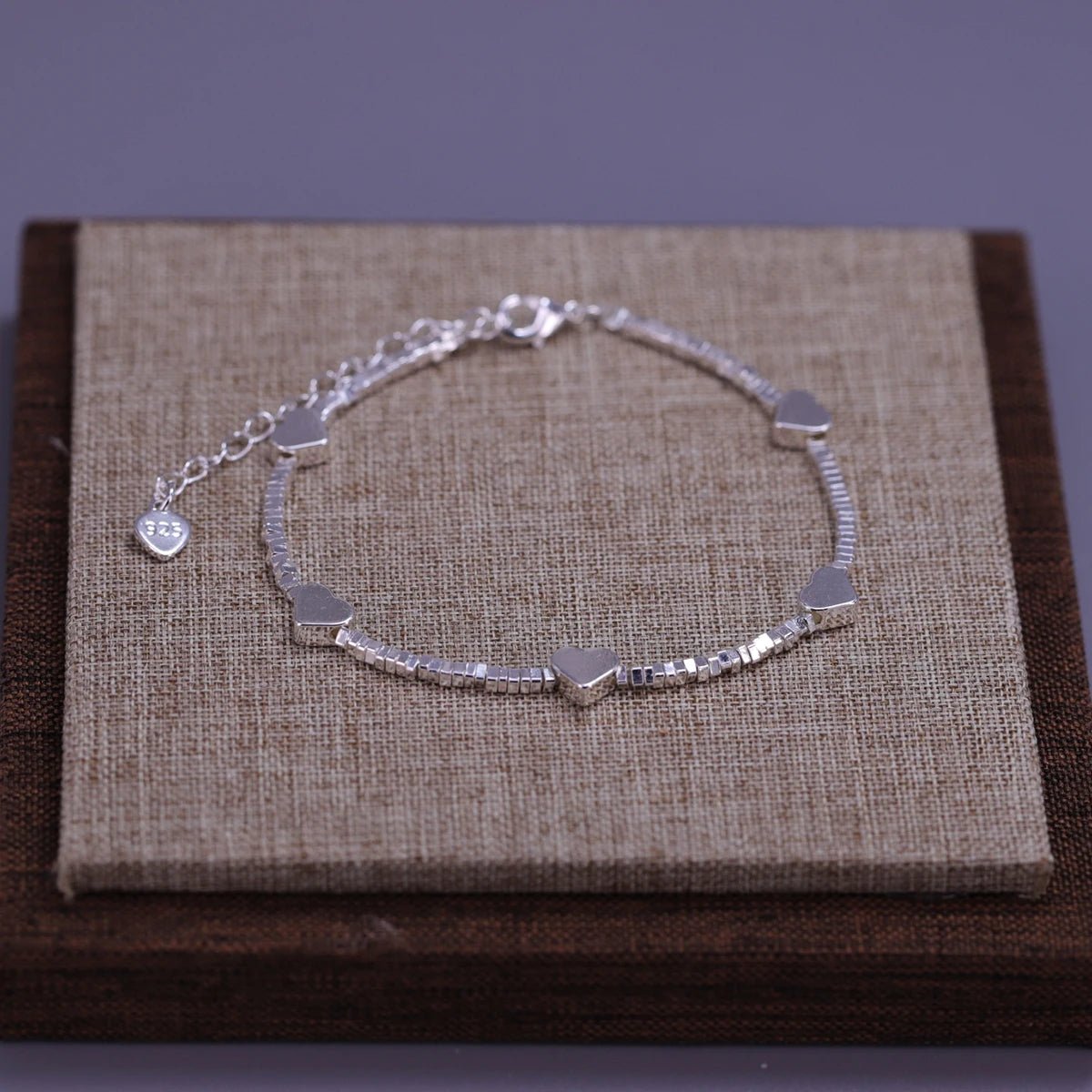Sterling Silver Butterfly Bracelet USA for Girls Beaded String Design Insect Fashion Versatile Jewelry Gift Dropshipping - Ammpoure