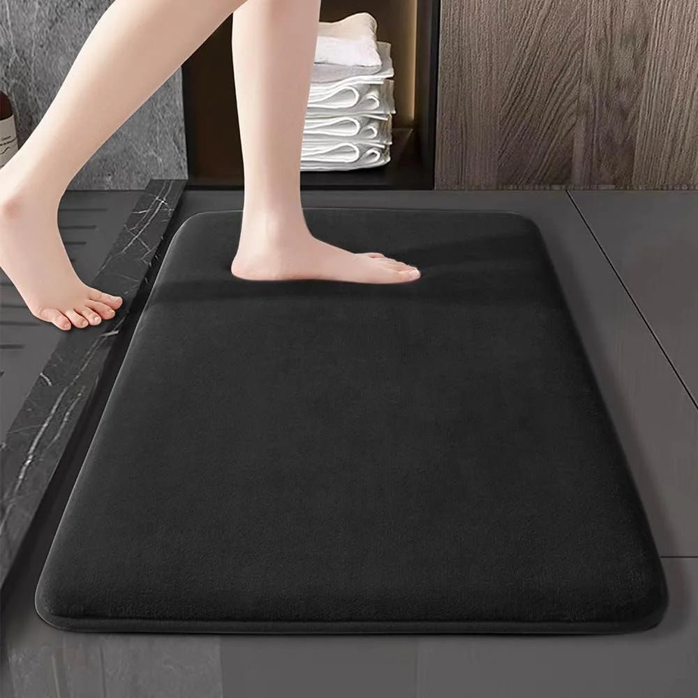 Super absorbent floor mat, super absorbent bath mat, super anti slip coral velvet bathroom floor mat, door mat - Ammpoure