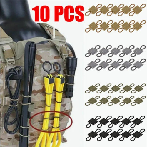 Tactical Molle Elastic Strap Tactical Bag Binding Buckles Outdoor Camping Multitool Retainer For Antenna Stick Pipe Camping Gear - Ammpoure Wellbeing 🇬🇧