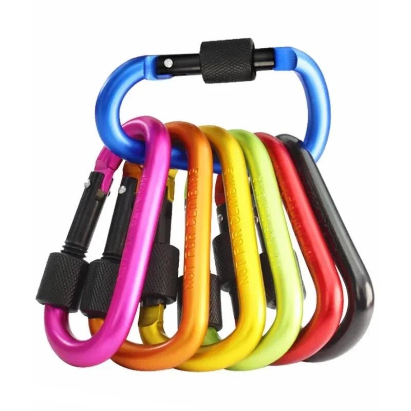 Threaded Door Hook Set (for Hiking) - Hooks for Hanging Outdoor Camping equipment, Equipped with an Aluminum Rod with a Diameter - Ammpoure