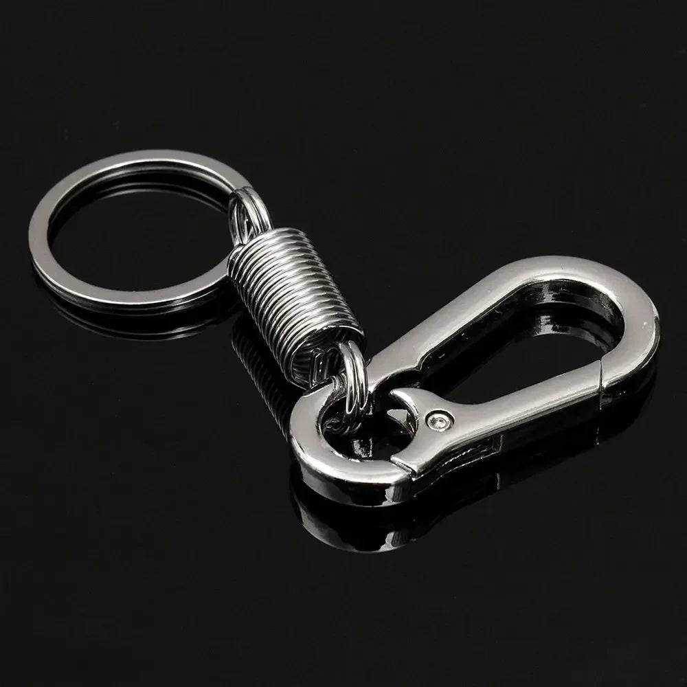 Titanium Carabiner Key Clip Canada EDC Key Ring Loop Hook Car Keychain with Corkscrew Keychain Pendant Gift for Men - Ammpoure