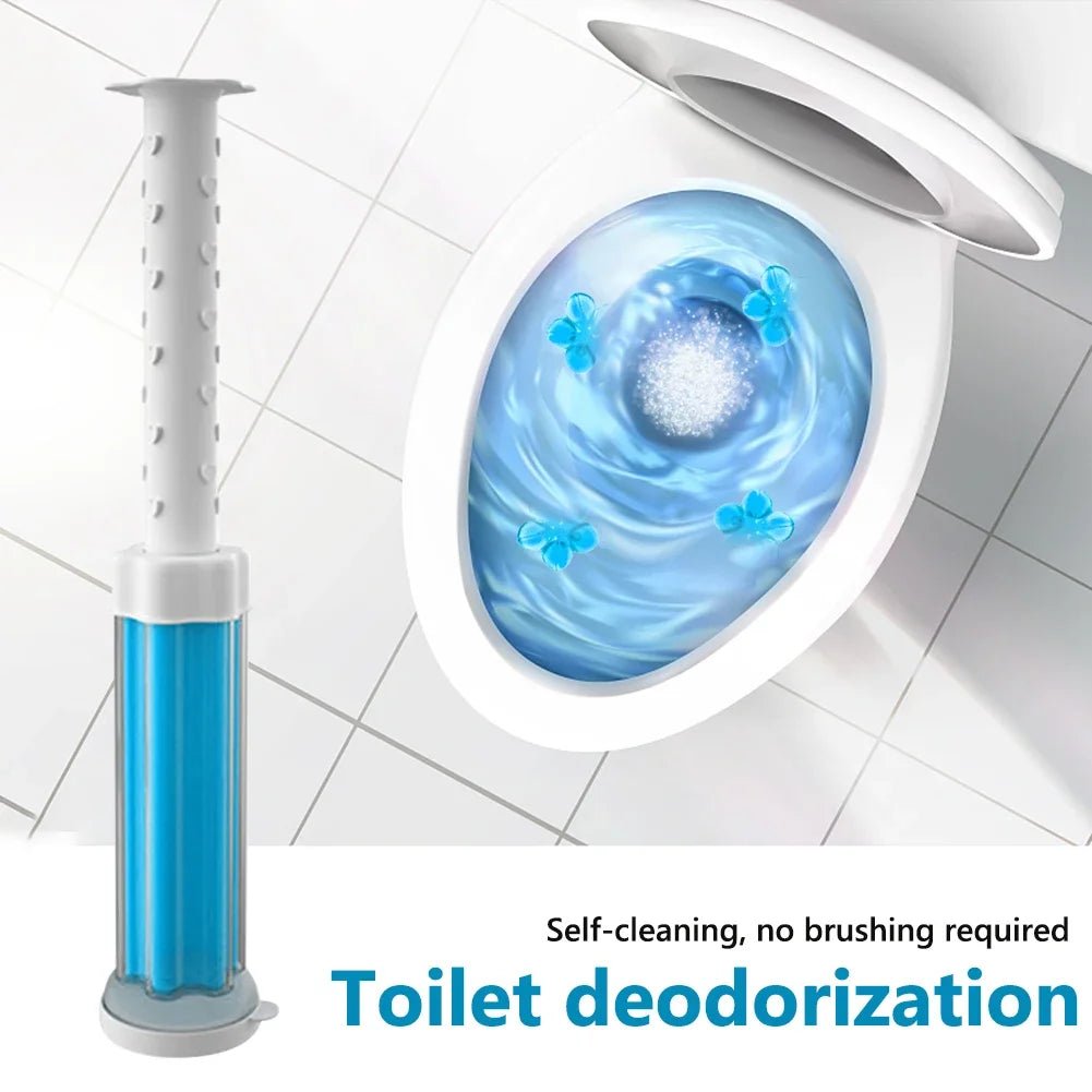 Toilet Cleaner Gel Remove Odors Leave Flower Aromatic Toilet Gel No Traces Comfortable Smell for Household Cleaning Products - Ammpoure