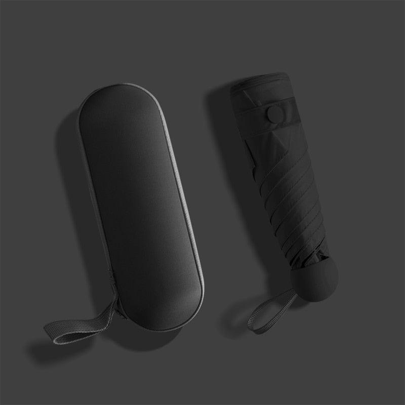 Travel Umbrella Compact Lightweight Portable Automatic Strong Waterproof Folding Umbrellas With 6 Rib Reinforced Auto Open Close - Ammpoure Wellbeing