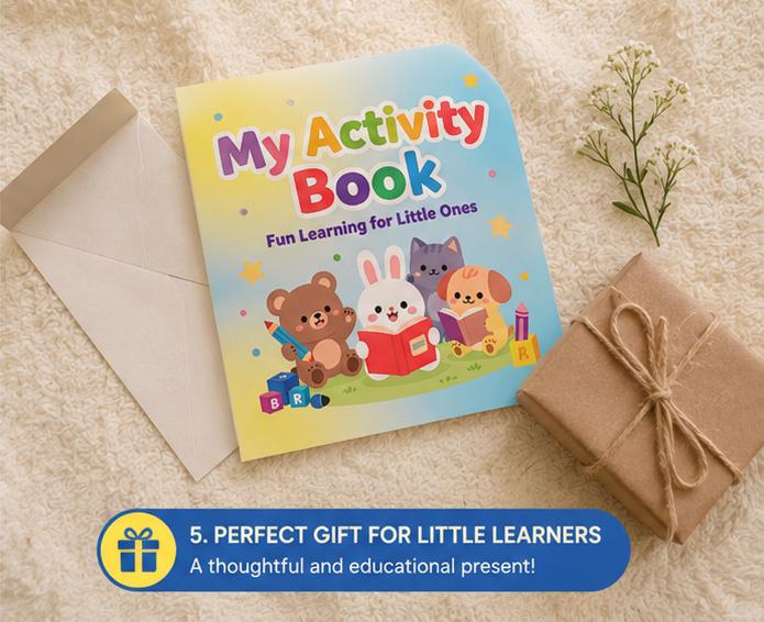 Ultimate Kids Activity Book Template, Preschool Puzzle Workbook, Kindergarten Word Search Crossword, Early Learning Digital Download, PDF - Ammpoure
