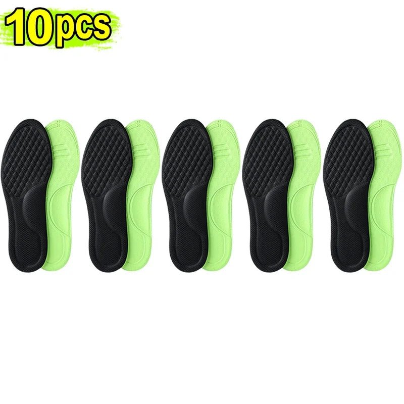 Unisex Memory Foam Orthopedic Insoles Deodorizing Insole For Shoes Sports Absorbs Sweat Soft Antibacterial Shoe Accessories - Ammpoure Wellbeing