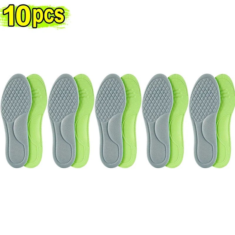 Unisex Memory Foam Orthopedic Insoles Deodorizing Insole For Shoes Sports Absorbs Sweat Soft Antibacterial Shoe Accessories - Ammpoure Wellbeing