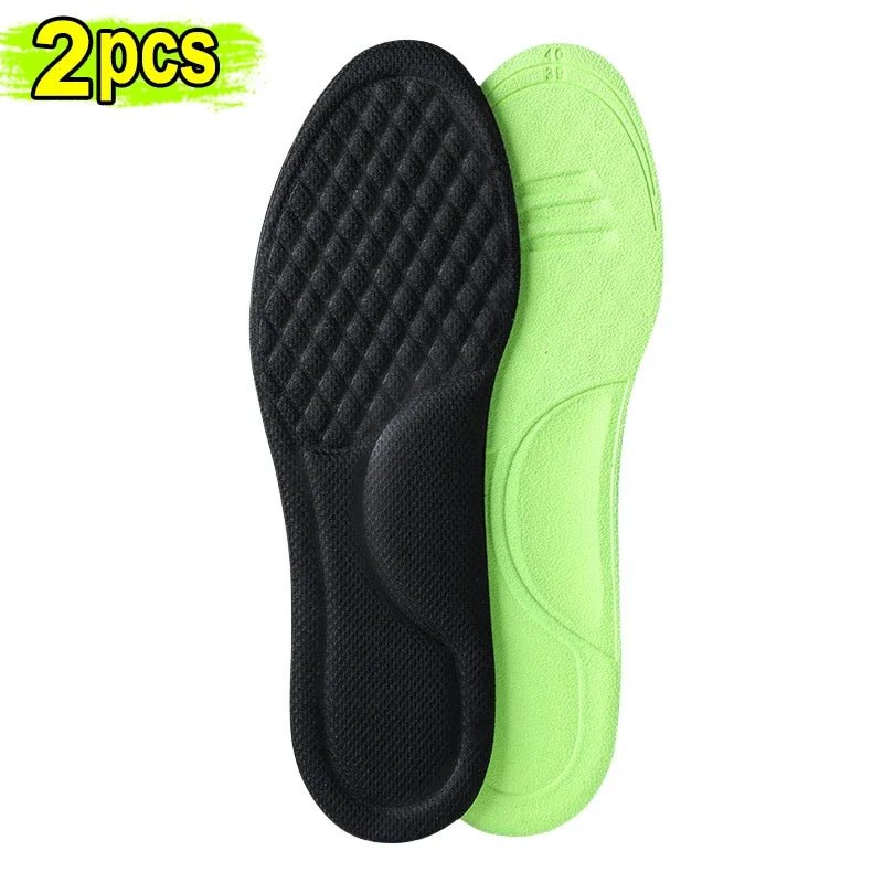 Unisex Memory Foam Orthopedic Insoles Deodorizing Insole For Shoes Sports Absorbs Sweat Soft Antibacterial Shoe Accessories - Ammpoure Wellbeing