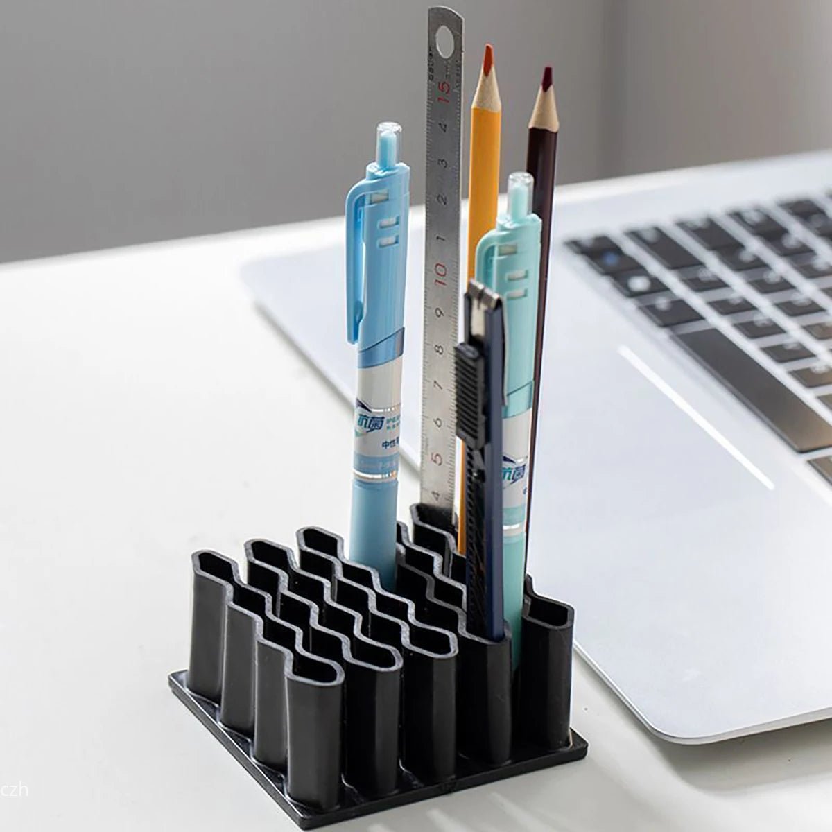 USA Holder Desktop Stand plastic Material Cosmetics Storage Rack Pen Holder Home Ointment Compartment Organizer - Ammpoure