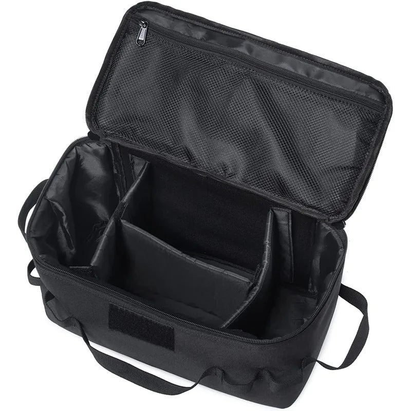USA Outdoor Camping Gas Tank Storage Bag Large Capacity Ground Nail Tool Bag Gas Canister Picnic Cookware Utensils Kit Bag - Ammpoure
