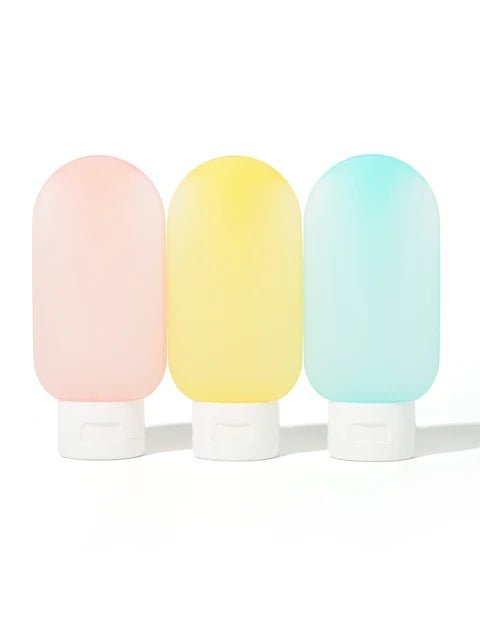 USA Perfume Bottle Set Spray Lotion Shampoo Shower Tube Bottling Refill Cosmetic Travel Liquid Container Portable Tool - Ammpoure