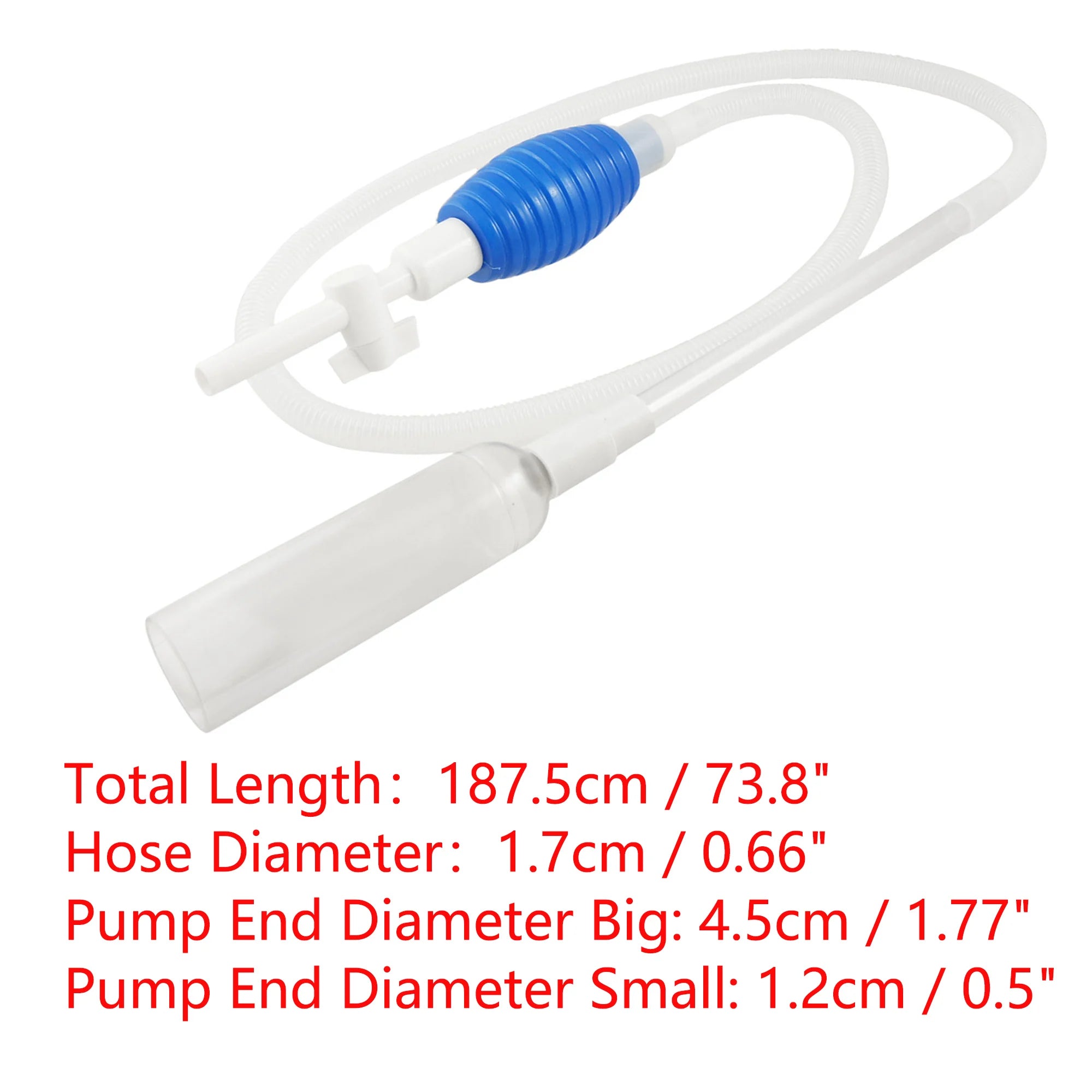 UXCELL Aquarium Water Change Kit Fish Tank Siphon Long Hose Parts Vacuum Cleaner Water Pump Gravel Filter Tools Accessories Set - Ammpoure Wellbeing