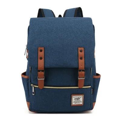 Vintage Unisex Oxford Waterproof Backpacks Large Capacity Men Travel Bag Women Students School Books 16 Inch Laptop Backpack - Ammpoure Wellbeing