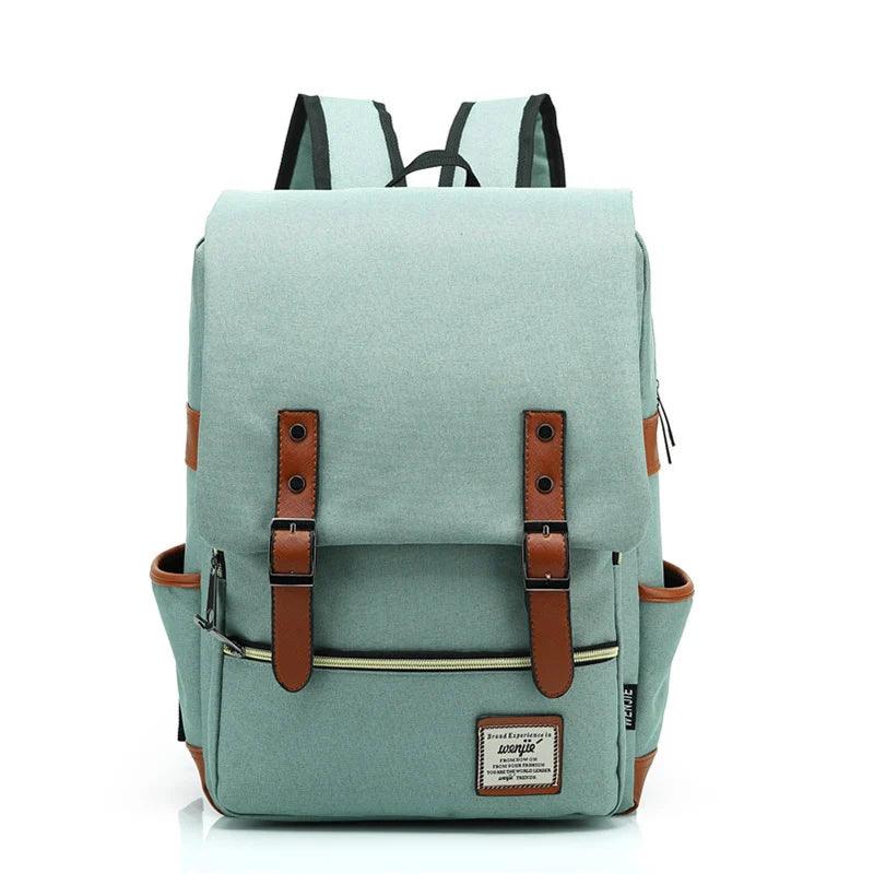 Vintage Unisex Oxford Waterproof Backpacks Large Capacity Men Travel Bag Women Students School Books 16 Inch Laptop Backpack - Ammpoure Wellbeing