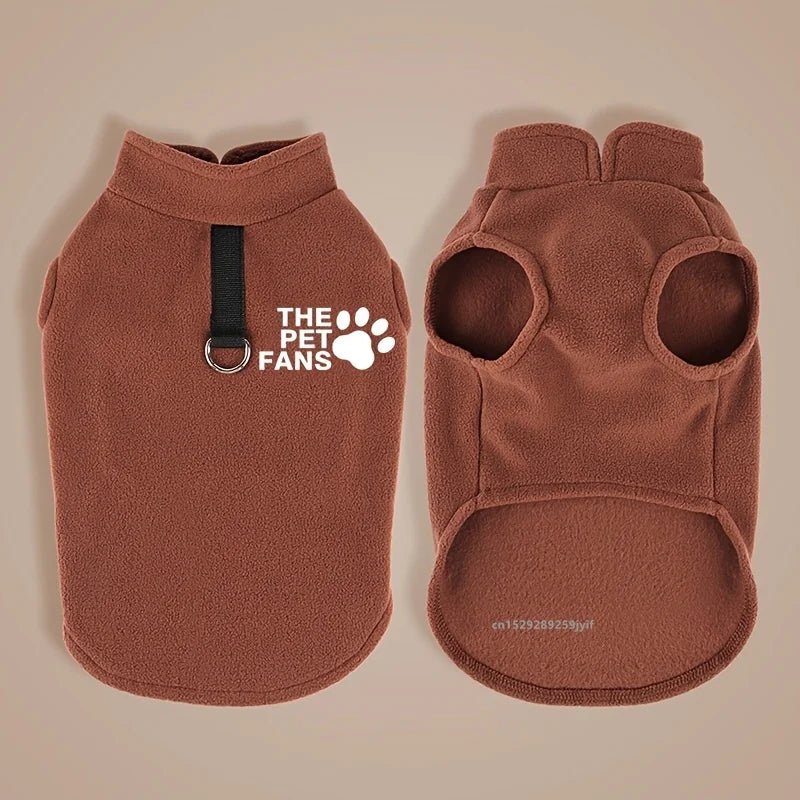 Winter Warm Dog Clothes Canada Pet Vest Fleece Jacket for Small & Medium Dogs Pug Chihuahua French Bulldog Coat Sweater - Ammpoure