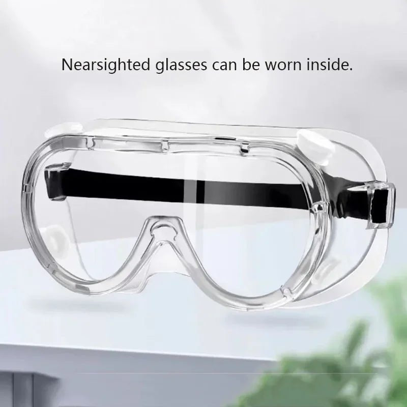 Work Safety Goggles Canada Waterproof Protective Glasses Windproof Dustproof Anti-Fog Laboratory Work Protection Goggles for Water Park - Ammpoure
