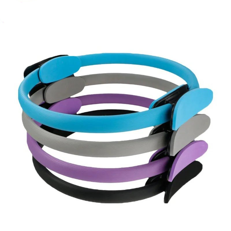Yoga Fitness Ring Pilates Ring Women Girl Exercise Home Resistance Elasticity Yoga Gym Workout Pilates Circle Yoga Circle - Ammpoure
