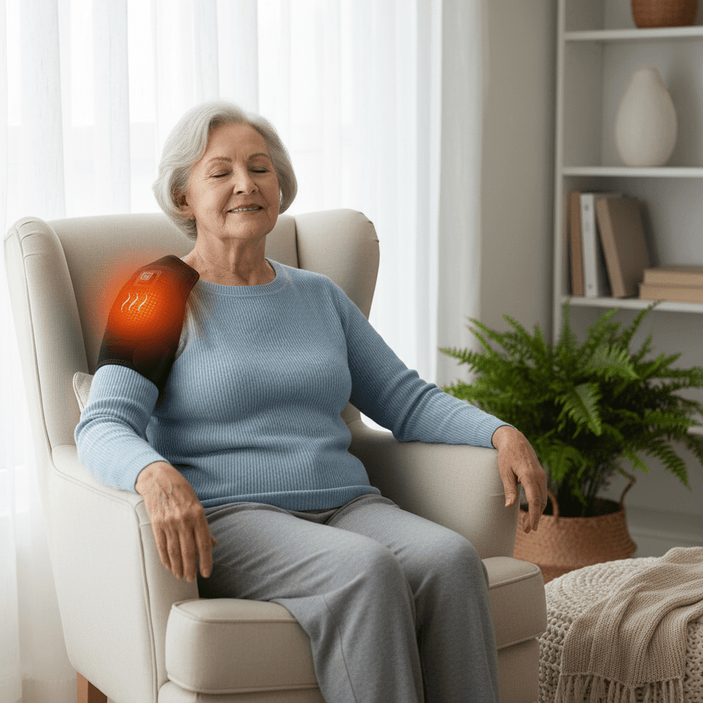 How a Heated Shoulder Brace Can Help Relieve Frozen Shoulder Pain in the UK - Ammpoure