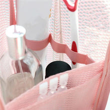 Load image into Gallery viewer, 1 Pc Folding Zipper Travel Makeup Brush Bag Portable Mesh Cosmetic Bag Travel Makeup Bag Toothbrush Washing Organizer - Ammpoure Wellbeing 🇬🇧
