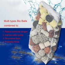 Load image into Gallery viewer, 100g 10 Types Aquarium Bio Balls Biochemical Ball Filter Media for Aquarium Filter Accessories for Fish Tank - Ammpoure Wellbeing 🇬🇧
