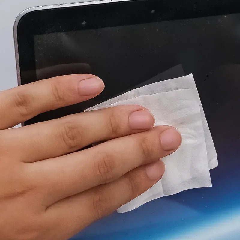 10/100Pcs Glasses Cleaning Wet Paper Disposable Anti Fog Misting Dust Remover Lens Wipes Sunglasses Phone Screen Cleaner - Ammpoure