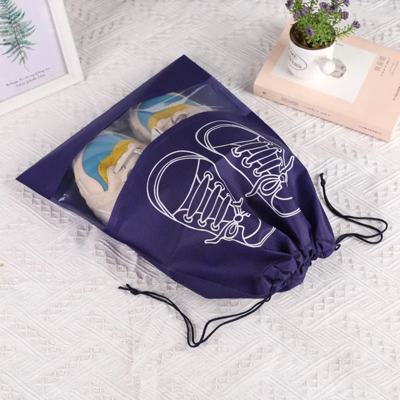 10/5pcs Shoes Storage Bags Closet Organizer Non-woven Travel Portable Bag Waterproof Pocket Clothing Classified Hanging Bag 2025 - Ammpoure