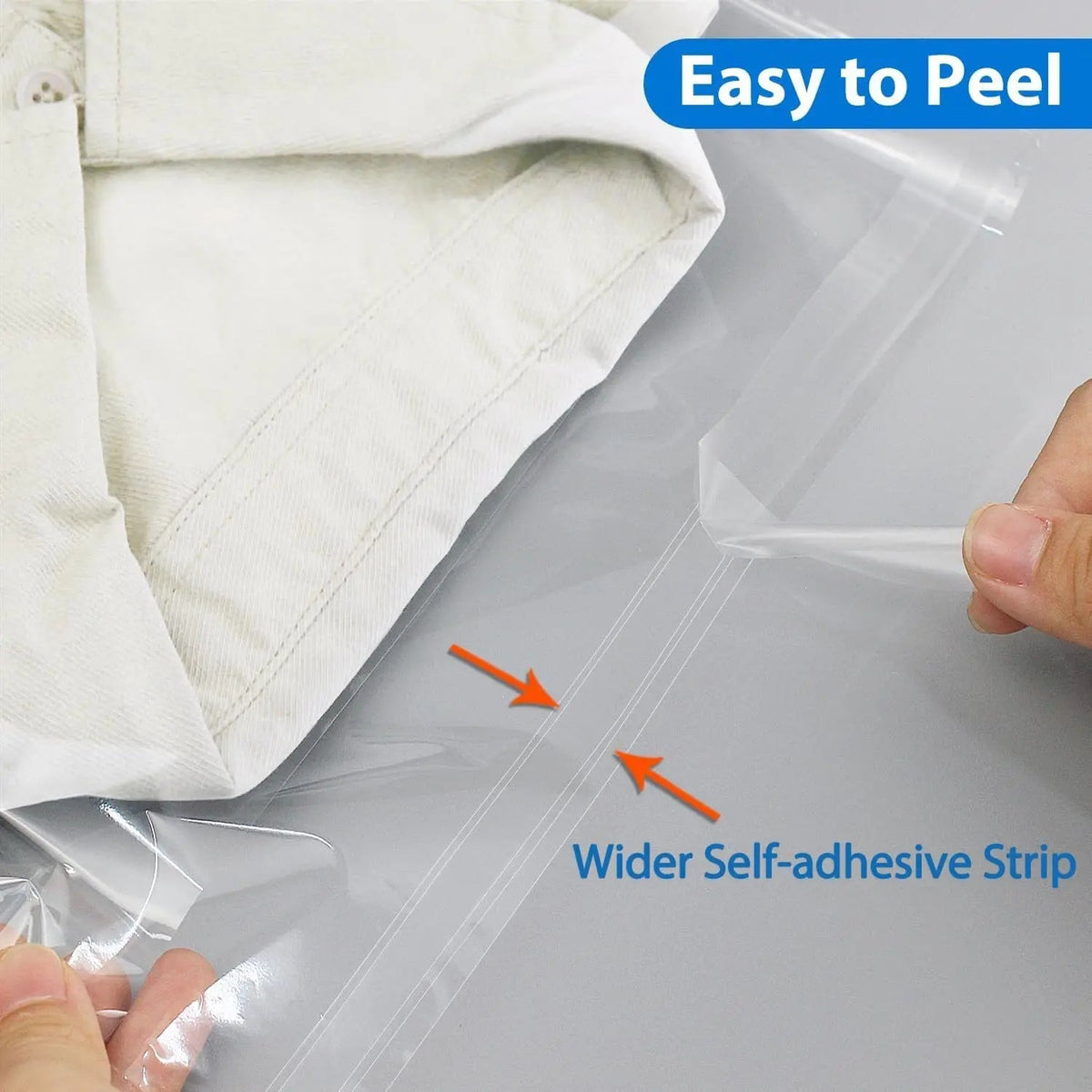 11.81x15.75 Inch Large OPP Self Seal Clear Bags,for Apparel, Hats,Footwear,Home Supply,Small Business Item Packaging Storage - Ammpoure