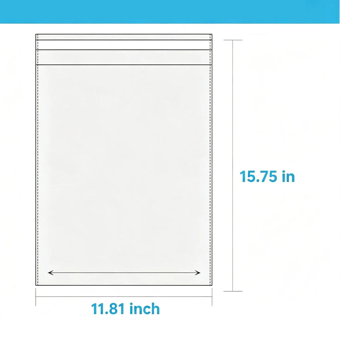 11.81x15.75 Inch Large OPP Self Seal Clear Bags,for Apparel, Hats,Footwear,Home Supply,Small Business Item Packaging Storage - Ammpoure
