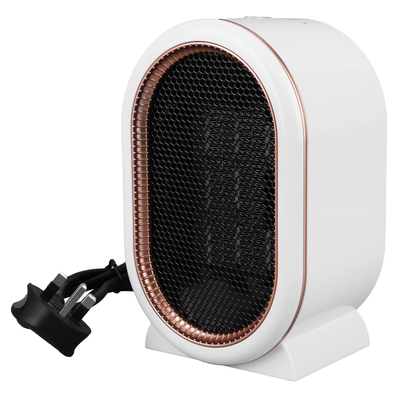 1200W Electric Heater Portable Desktop Fan Heater Heating Warm Air Blower Mini Radiator Home Office Warmer Machine for Winter - Ammpoure