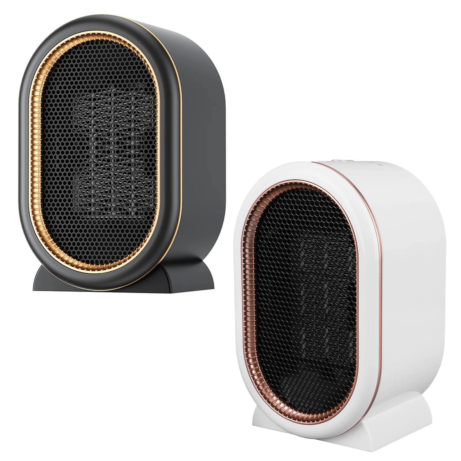 1200W Electric Heater Portable Desktop Fan Heater Heating Warm Air Blower Mini Radiator Home Office Warmer Machine for Winter - Ammpoure