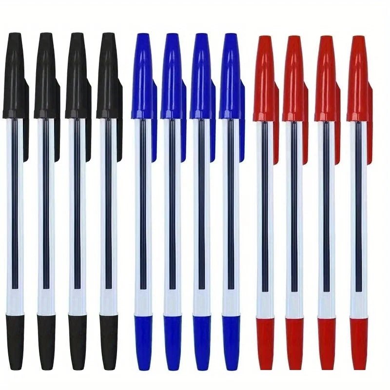 12PCS Mix Quick-Dry Gel Pens Canada Removable Cap Medium Tip Smooth Writing Pens for Office & School Use - Ammpoure