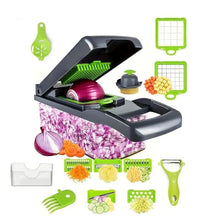 Load image into Gallery viewer, 14/16 in 1 Multifunctional Vegetable Chopper Onion Chopper Handle Food Grate Food Chopper Kitchen Vegetable Slicer Dicer Cut - Ammpoure Wellbeing 🇬🇧
