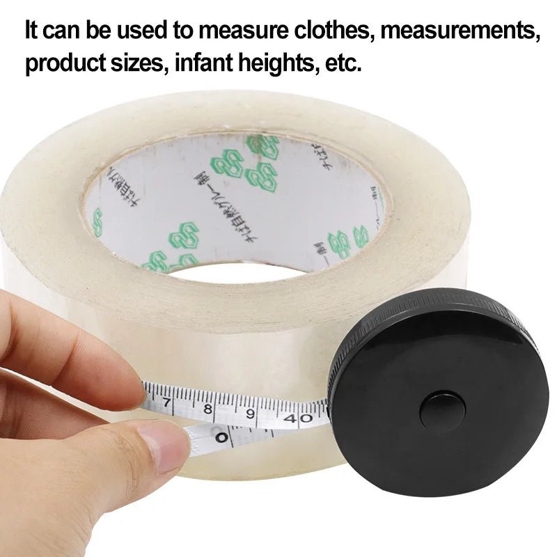150cm Mini Tape Measure Keychain Canada Tailor Ruler Measuring Tape Clothing Size Tape Measure Portable Sewing Tool Accessory - Ammpoure