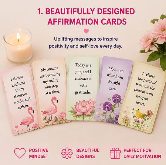 Grounded Mindfulness Cards, Present Moment Affirmations, Intentional Living Journal Inserts (PDF)