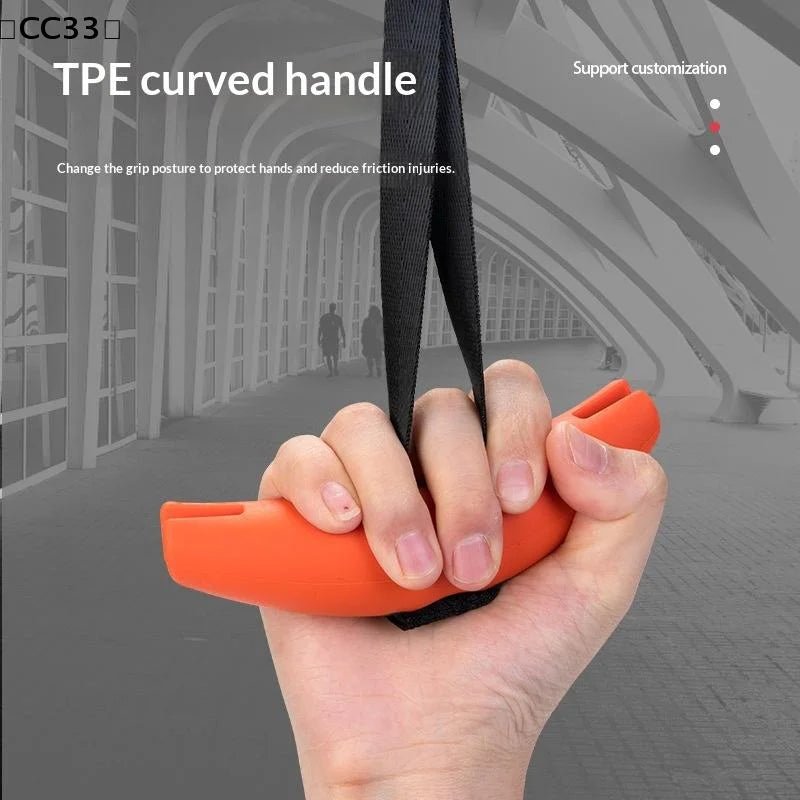 1Pair Pull Up Handles Rubber Grip Heavy Duty Cable Machine Handles Weight - lifting Gym Equipment For Gym Workout〔CC33〕 - Ammpoure