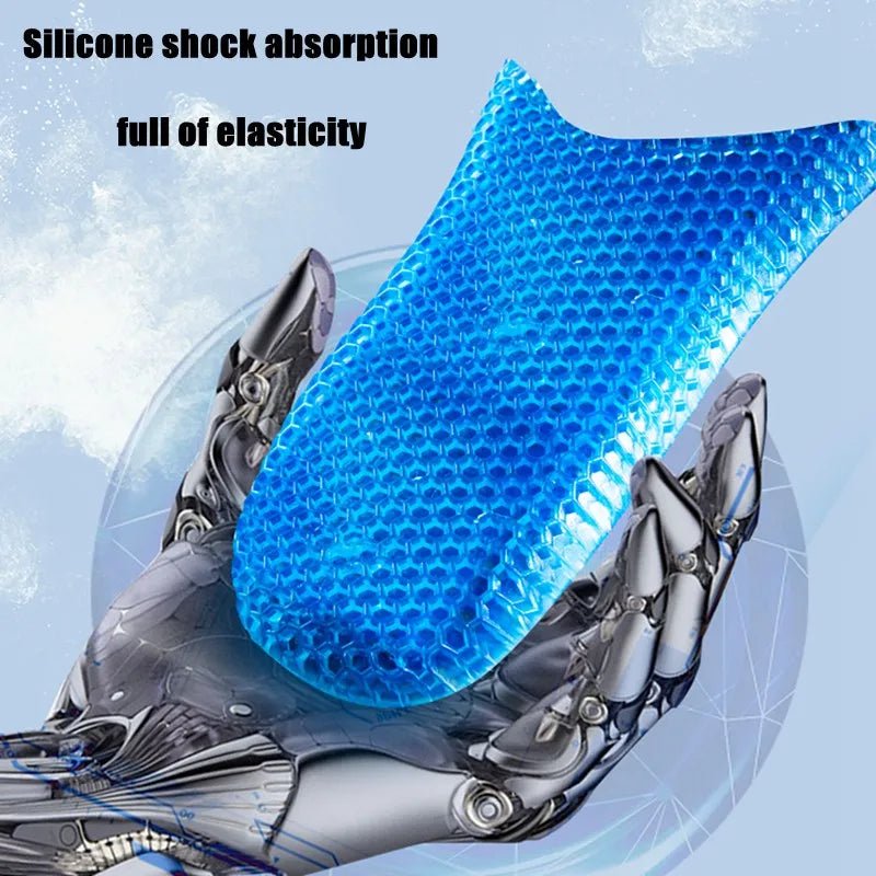 1Pair Sport Silicone Insoles for Shoes High Elastic Shock absorbing In