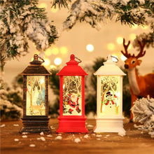 Load image into Gallery viewer, 1pc Christmas Lantern Candle Night Light Ornaments Led Santa Claus Snowman Hanging Lamp For Home New Year Xmas Party Decoration - Ammpoure Wellbeing
