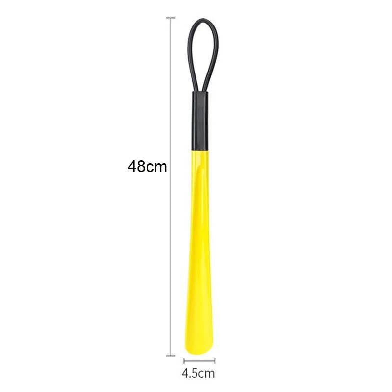 1pc Extra long flexible plastic shoe horns do not require bending durable shoe spoons for pregnant women wearing shoe assistants - Ammpoure