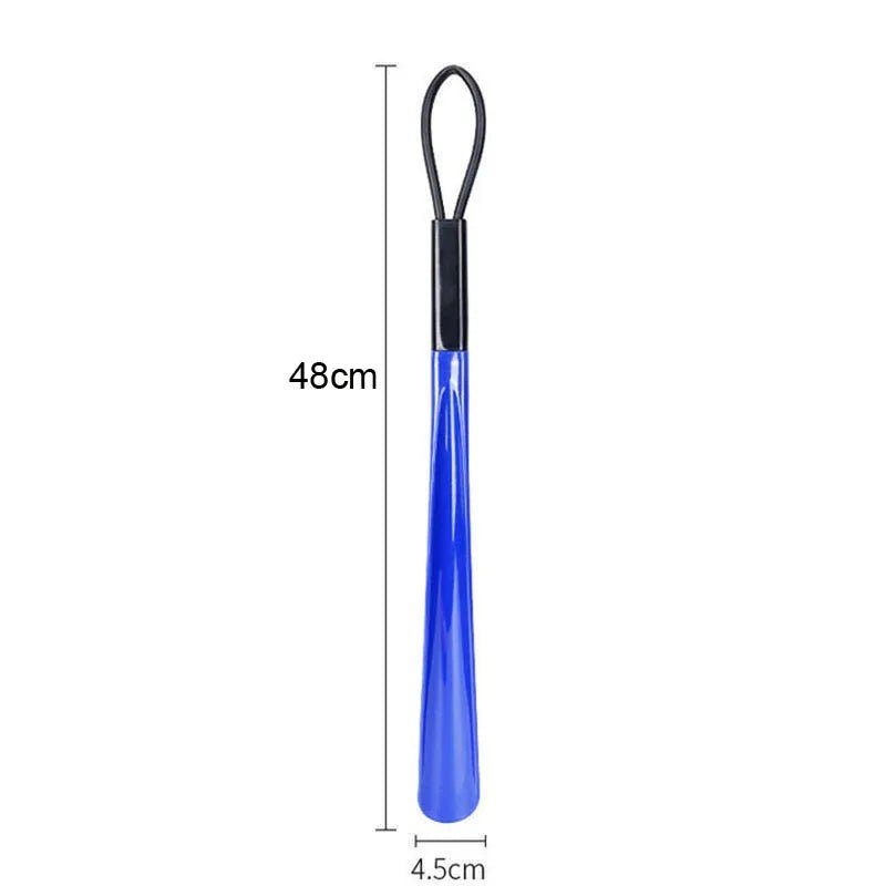 1pc Extra long flexible plastic shoe horns do not require bending durable shoe spoons for pregnant women wearing shoe assistants - Ammpoure