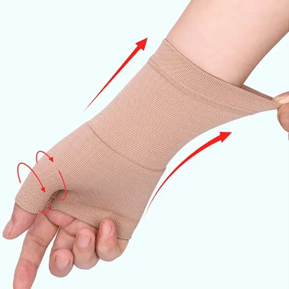 1PC Golfer Compression Wrist Thumb Band Belt Carpal Tunnel Hands Wrist Support Brace Strap Sleeve Tenosynovitis Arthritis Gloves - Ammpoure