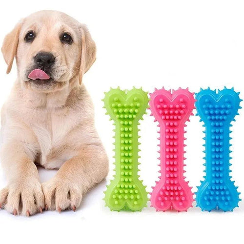 1PC Pet Chew Toy Soft Rubber Bite-resistance Bone Shape Teeth Grinding Chewing Toys for Small Dogs Training Pet Supplies - Ammpoure Wellbeing 🇬🇧
