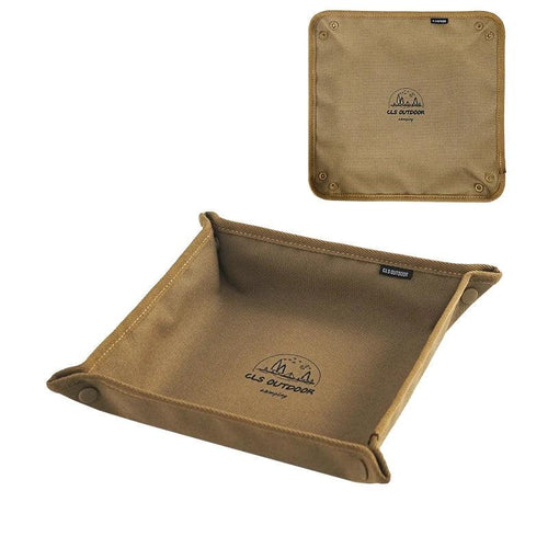 1pc Portable Camping Organizer Tray - Compact Home and Travel Storage Box for Clutter-Free Camping - Ammpoure Wellbeing 🇬🇧
