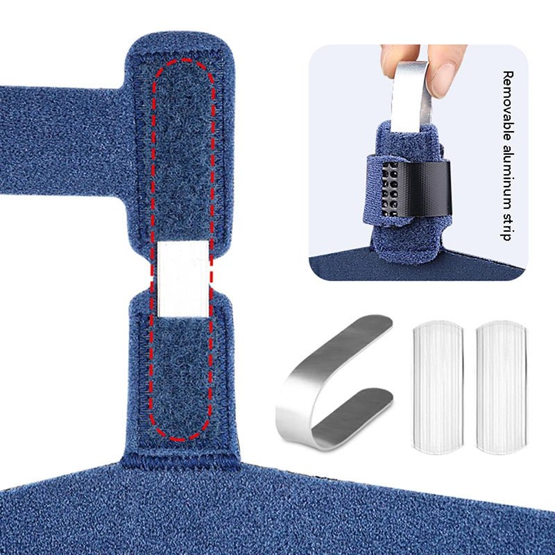 1Pc Toe Corrector Toe Fracture Fixator Orthotics Feet Bone Thumb Adjuster Correction Soft Pedicure Socks Bunion Straightener - Ammpoure