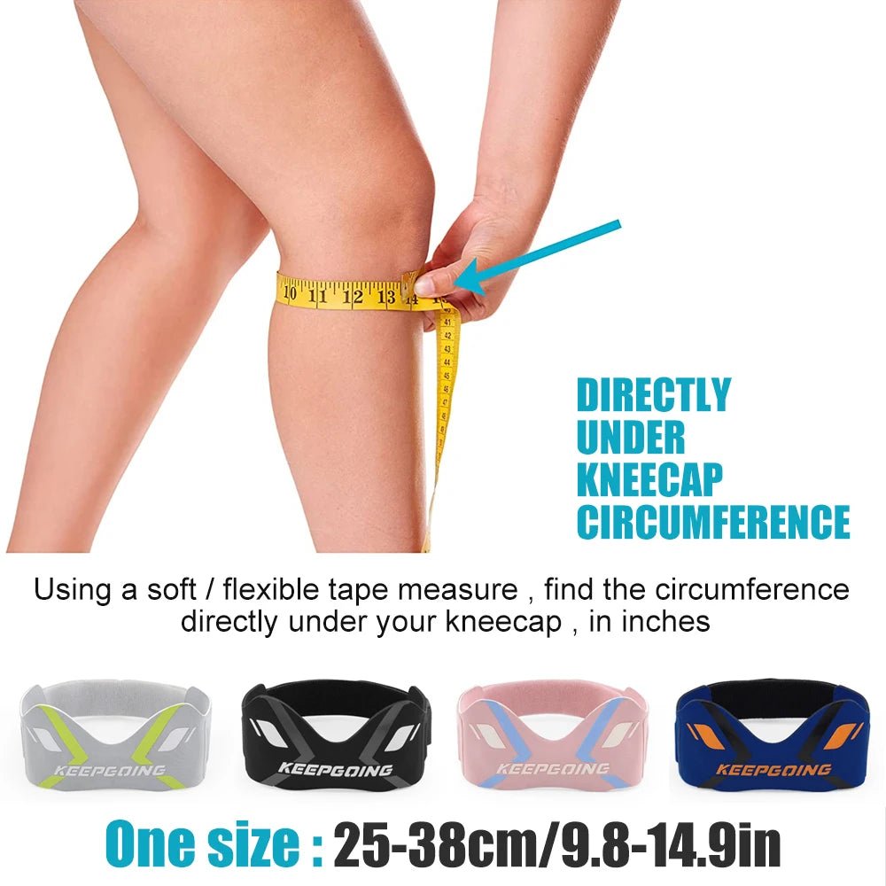 1PCS Patella Knee Strap Band for Knee Pain Knee Support Patella Stabilizer Braces Tendon Ergonomic Pad - Ammpoure