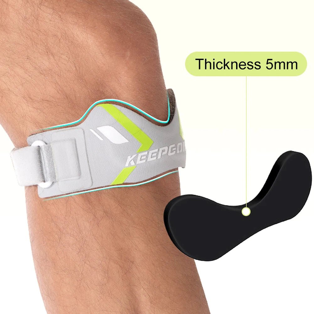 1PCS Patella Knee Strap Band for Knee Pain Knee Support Patella Stabilizer Braces Tendon Ergonomic Pad - Ammpoure