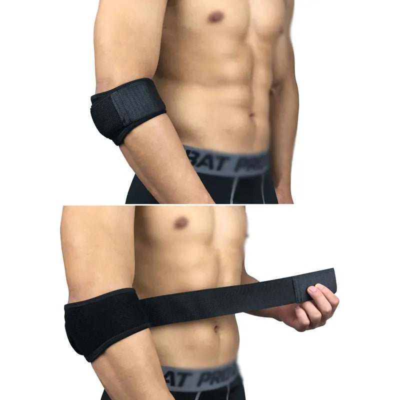 1Pcs Tennis Elbow Brace for Tendonitis - with Compression Pad Tennis & Golfer's Elbow Strap Band - Relieves Forearm Pain - Ammpoure