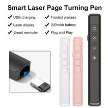 Load image into Gallery viewer, 2.4GHz Wireless Presentation Clicker Powerpoint Pen USB Remote Control Flip Pen for Office Teaching Projector PPT Presenter - Ammpoure Wellbeing 🇬🇧
