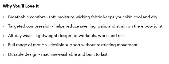 2 Pieces Breathable Bandage Compression Sleeve Elbow (Pair) Brace UK Support Protector for Weightlifting Arthritis Volleyball Tennis Arm Brace - Ammpoure