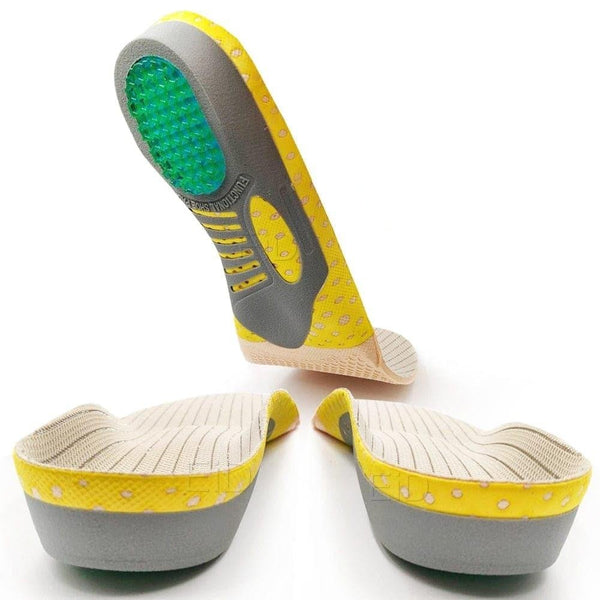 Ammpoure premium gel insoles with arch contour and heel cup