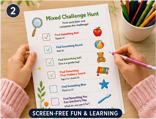 Ultimate Kids Printable Scavenger Hunt Activity Bundle | 30 Page Indoor, Outdoor, Seasonal & Holiday Treasure Hunt Worksheets PDF Download